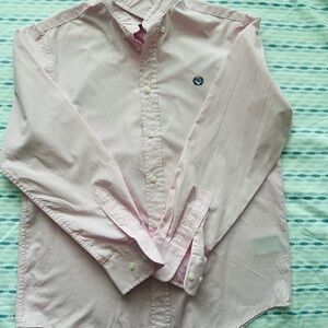 Ralph Lauren Boys' Pink Button-Down Shirt with Embroidered Logo